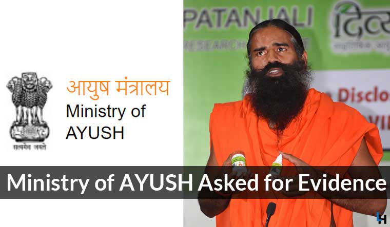 The Ministry of AYUSH Stopped Patanjali's Covid-19 Medicine & Asked for Evidence of Patanjali's Claim.