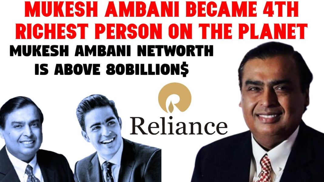 Ambani Become 4th Richest Man In The World